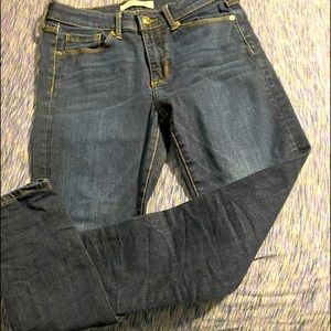 Banana Republic premium denim high rise skinny ankle jeans